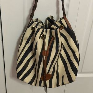 Dooney & Bourke zebra striped bag